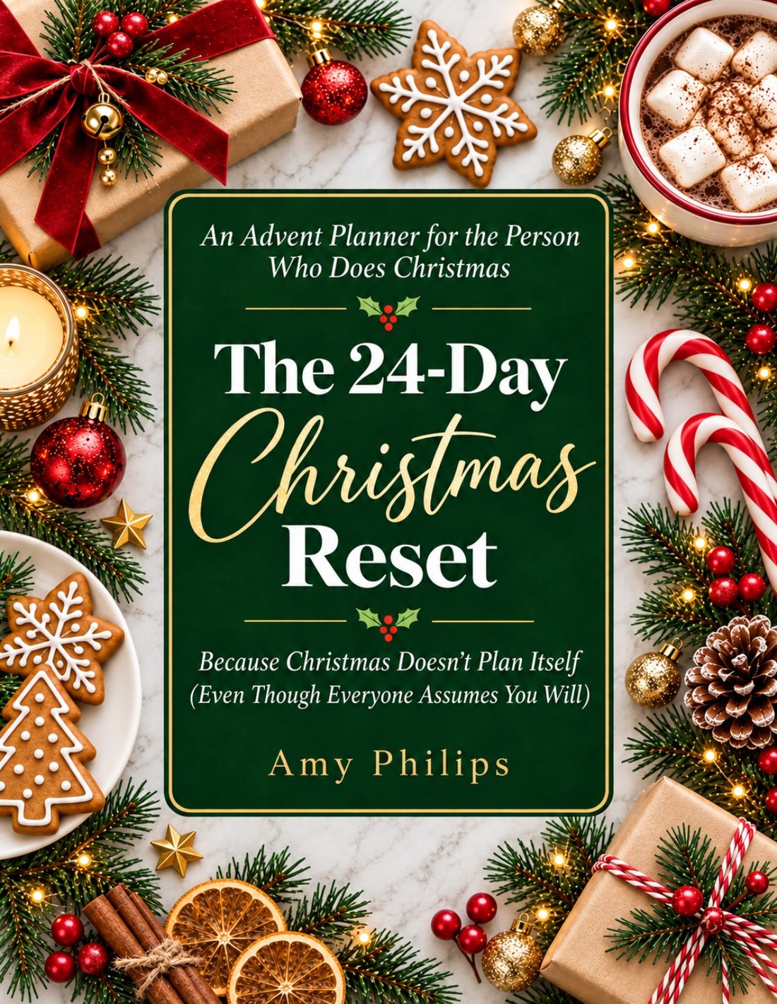 The 24-Day Christmas Reset print cover