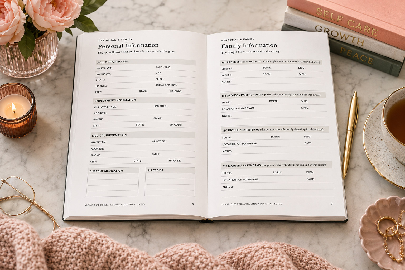 End of Life Planner — the print edition, paperback