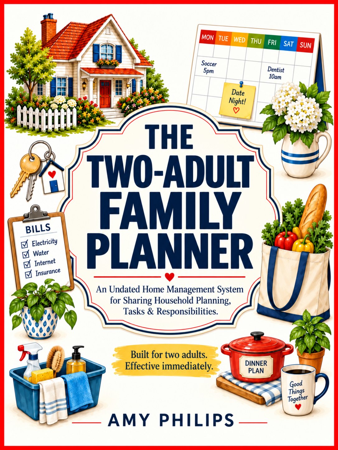 The Two-Adult Family Planner print cover